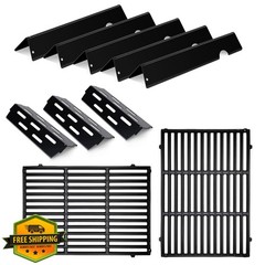 Votenli Cast Iron Grates and Flavorizer Bars