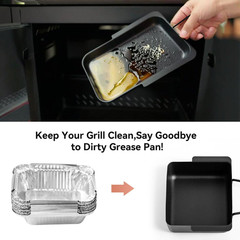 720-0830H Grill Drip Pan Kit, Grill Grease Drip Pan & Catcher Cup for Nexgrill 7