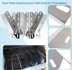 17-5/16″ Grill Heat Shield Plates for Nexgrill 720-0234 Charmglow Kirkland 5pc
