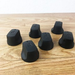 OEM Char-Broil Grill Knob Set 6 Burner Control Knobs Black Gas BBQ Replace Part