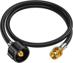 Heavy-Duty 4ft Propane Adapter for Weber Grills and Camp Stoves – Easy Install