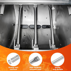 Grill Kit with Burners, Plates & Igniter for Char-Griller 3070 | Replacement Par