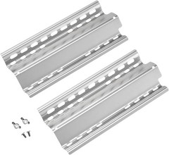 Universal Grill Replacement Adjustable Heat Plate Shield, Stainless Steel Hea…