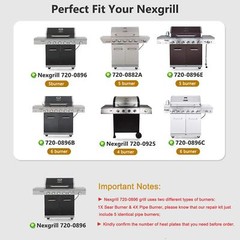 5 Burner Grill Parts for Nexgrill 720-0882A 720-0896 720-0896B 720-0896E 720-092
