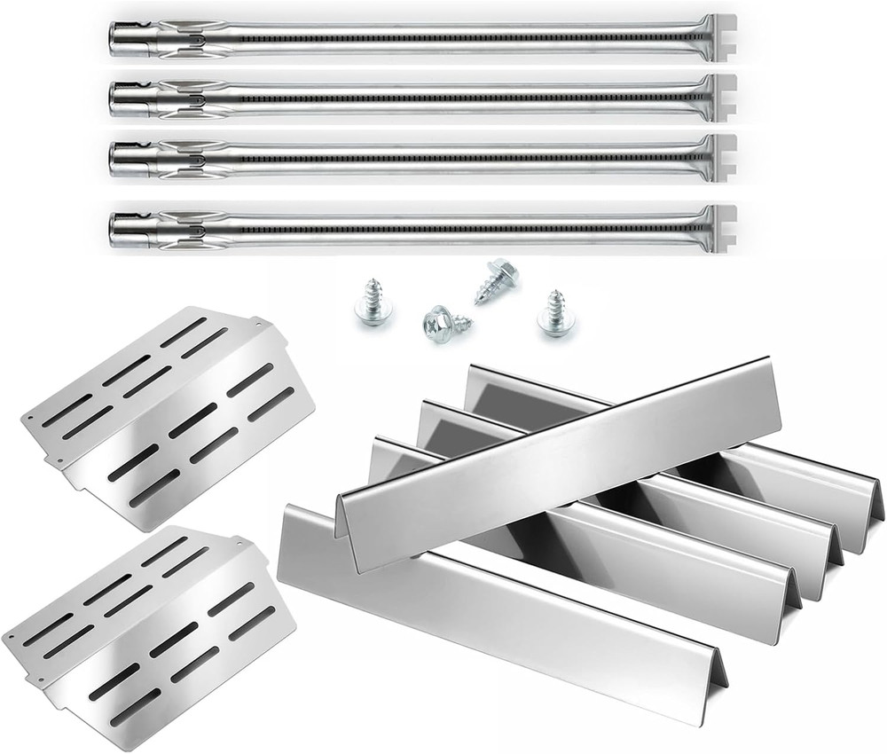 Flavorizer Bars Burner Tube Heat Deflectors Replacement for Weber Genesis 300