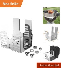 Universal Stainless Steel Rotisserie Grill Motor Bracket for Outdoor Cooking