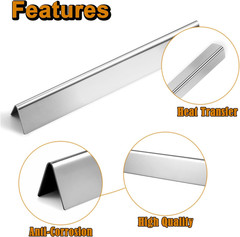 Flavorizer Bars Burner Tube Heat Deflectors Replacement for Weber Genesis 300