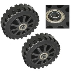 6 Inch Directional Casters 2pcs for Barbecue Grill Accessories Replacement Set