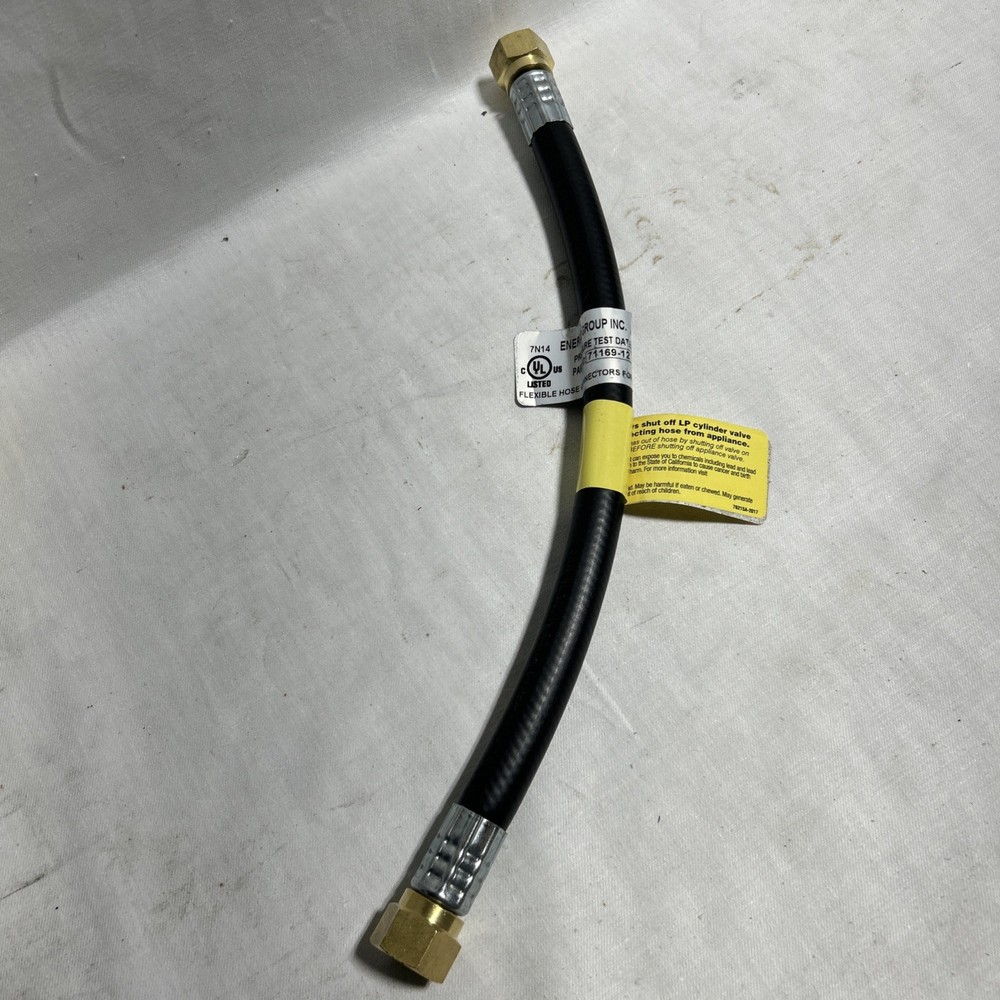 71169-12 12in Propane 3/8in ID Hose Assembly (3/8in Female Flare x 3/8in F Flare