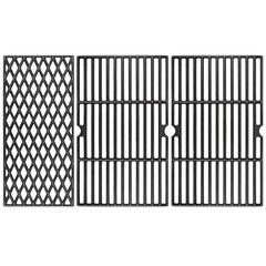 3pcs Cast Iron Grill Grates Replacement for Dyna Glo 4 Burner BBQ Grills