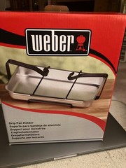 Weber 7515 Grill Catch Pan Holder/Drip Pan/Grease Collection