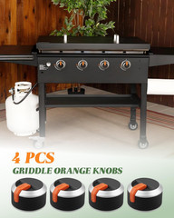 Griddle Burner Knobs Kit Fit for Blckstone 17” 22” 28” 36” Flat Top Gas Griddle