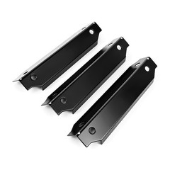 3 PCS Porcelain Steel Grill Heat Plates Shield For DynaGlo DGC310CNPD
