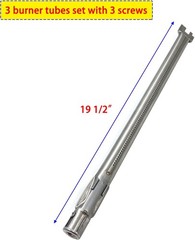 19.5″ Stainless Steel Grill Burners Replacement Part for Weber 62752 Genesis 300