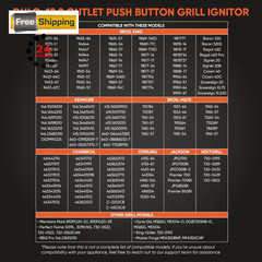 Canamax DHLG-12 2 Outlet Push Button Grill 2 Outlet, As pictured