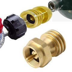 High quality Solid Brass Propane Tank Adapter for Grill Bottle Conversion