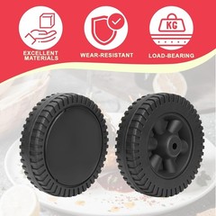 Replacement 6 Inch Grill Wheels for Coleman LXE RoadTrip, High Load Capacity