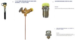 Complete Valve Kit(Fill, Service,Relief, liquid ) 1000 gallon propane tank