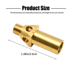 Set of 4 Propane LP Natural Gas Brass Jet Nozzle Sprayer for Cast Iron Burner