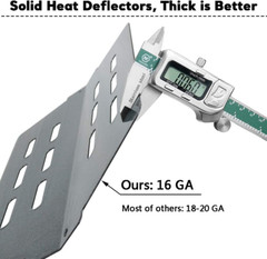 Grill Heat Deflectors 2-Pack for Weber Genesis 300 E310 E320 E330 S310 S320 S330