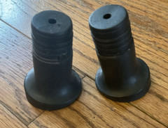 Charbroil Grill Part OEM Model 46374218 Angled Plastic Feet Lot Of 2 Preowned
