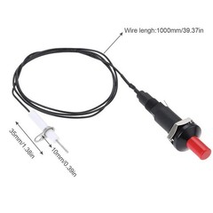 2pcs Universal Piezo Spark Ignition Cable Push Button Igniter For Gas BBQ Stove