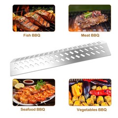 Stainless Steel Heat Plate Shield Gas Replacement for Bull BBQ 16631, 16631