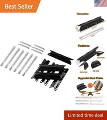 Complete Kenmore Gas Grill Parts Set: 6 Porcelain Heat Tents & Stainless Burners