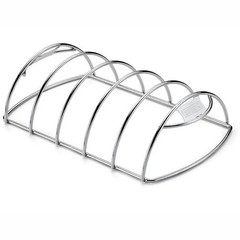 Weber Original RIB RACK Chrome Plated Steel Grill BBQ Roaster 6605 13” Disc NEW