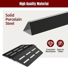 NEW Grill Parts for Weber Genesis 300, 7 Flavorizer Bars & Heat Shield US