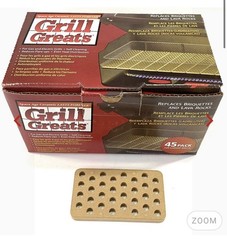 45 Pack Grill Greats Ceramic Briquettes – New In Box