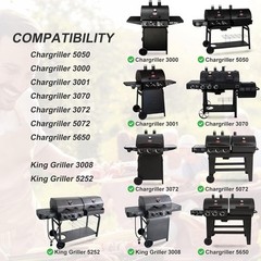 Grill Parts Kit for Char Griller 5050 5650 3001 5072 3072 3008 5252 3030 300