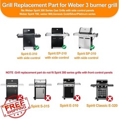 SafBbcue Weber Spirit 300 7537 Grate Burner
