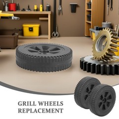 4 Pcs Trolley Casters Appliance Rollers Bbq Grill Replacement Part