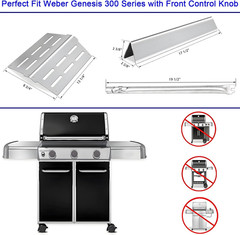 Genesis Grill Parts for Weber E310 E320 E330 EP310 EP320 EP330, 17.5” Flavorizer