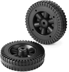 Grill Wheels 6 Inch for Charbroil Kenmore Thermos Grill Cart Replacement Part