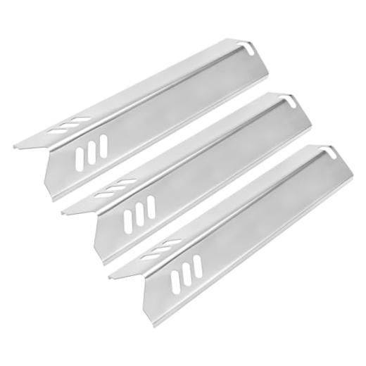 3-Pack Grill Heat Plates Replacement Parts for Dyna-Glo, 15″ Stainless Steel