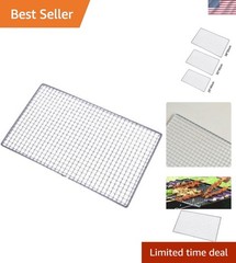 Stainless Steel Grill Mesh Replacement 25x40cm for Effortless Outdoor Grilling