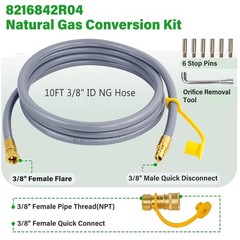 Upgraded Natural Gas Conversion Kit for Char-Broil Grills