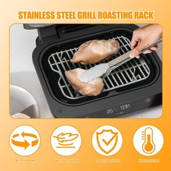 Grill Roast Rack and Cooking Pot for Ninja Foodi FG551/DG551/DG651 Smart XL I…