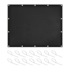 BBQ Heat Insulation Cover Fireproof Shield for Decks Easy Rinse After Use
