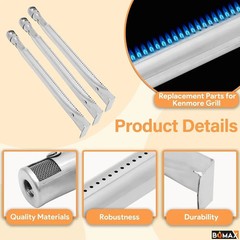 Grill Parts for Kenmore 3 Burner Grill PG-4030400LD 146.34461410 146.34611410 14
