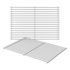 Stainless Steel Grill Grates 2 Pack 17.5×23.8 Inch Replacement Cooking