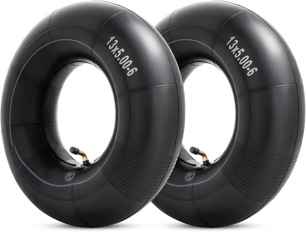 2Pcs 13X5.00-6 Tire Inner Tube 13×5-6 13×500-6 145/70-6 Lawn Mower TR87