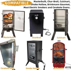 Upgrade 1650W Electric Smoker Heating Element Replacement Kit with Adjustable