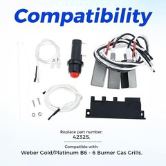 Electronic Igniter with Module Wires Spark Generator Push Button and Screws