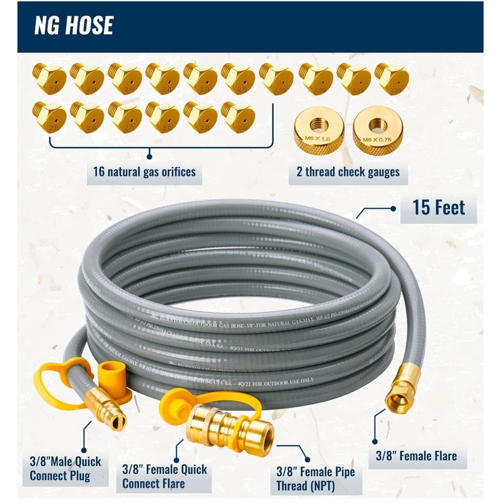 Blackstone 28″ 36″ Griddle Natural Gas Conversion Kit