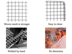 -The Bushcraft Backpacker’s Grill Grate – Welded Stainless Steel Mesh (Upgrad…
