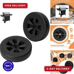 Charbroil Grill Wheels Replacement Parts 8″ Plastic for Models 463320107