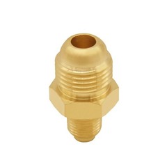 Uenede 3PCS 3/8″ Flare x 1/8″ NPT Male Propane Orifice x 1/8″, Brass